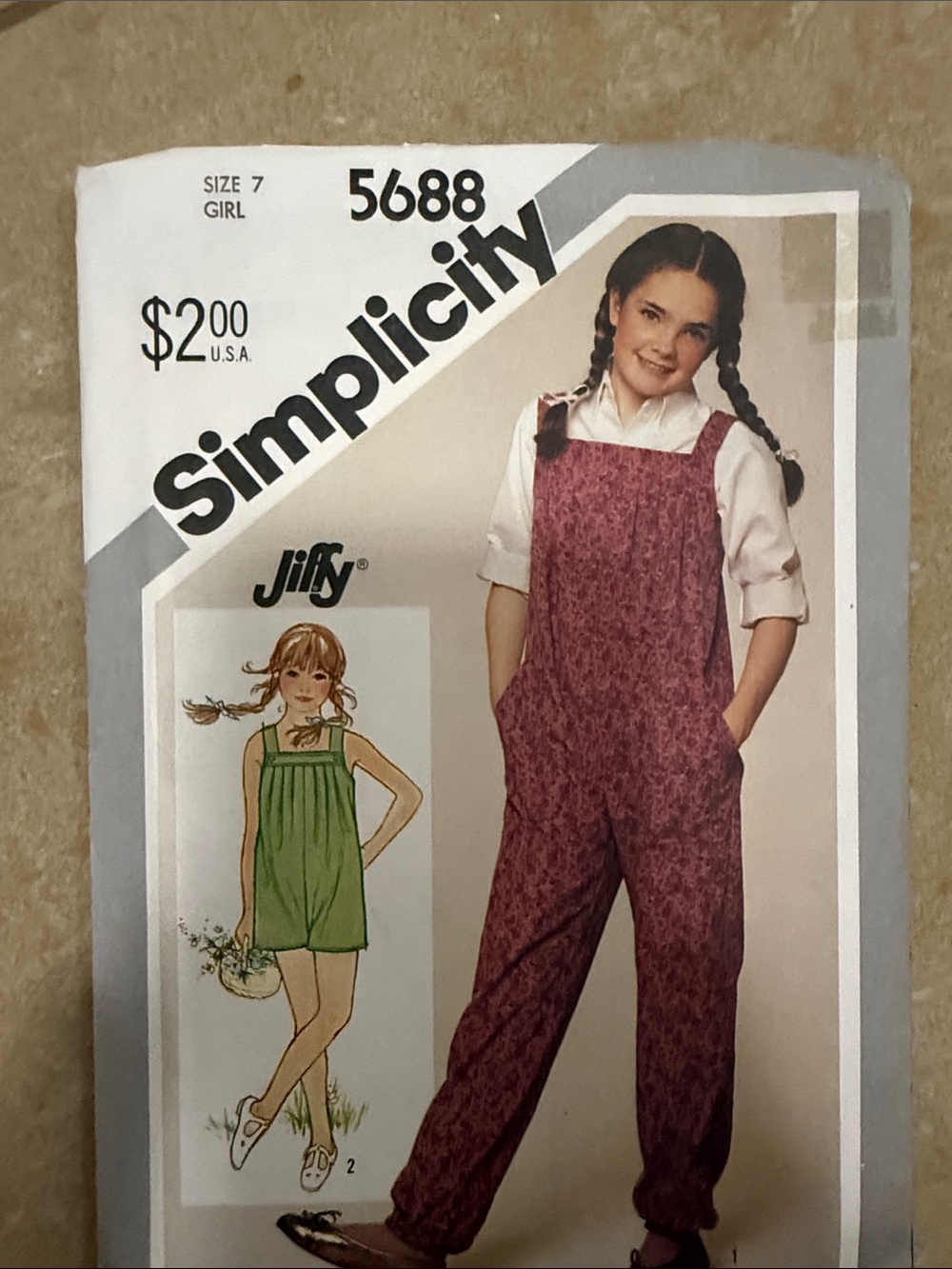 Simplicity Girl's Overalls Jumpsuit